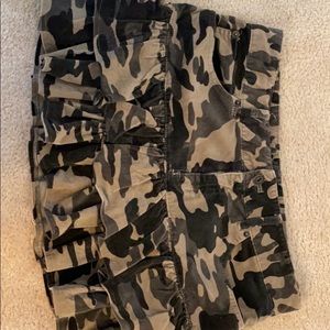 Camouflage Mini Skirt